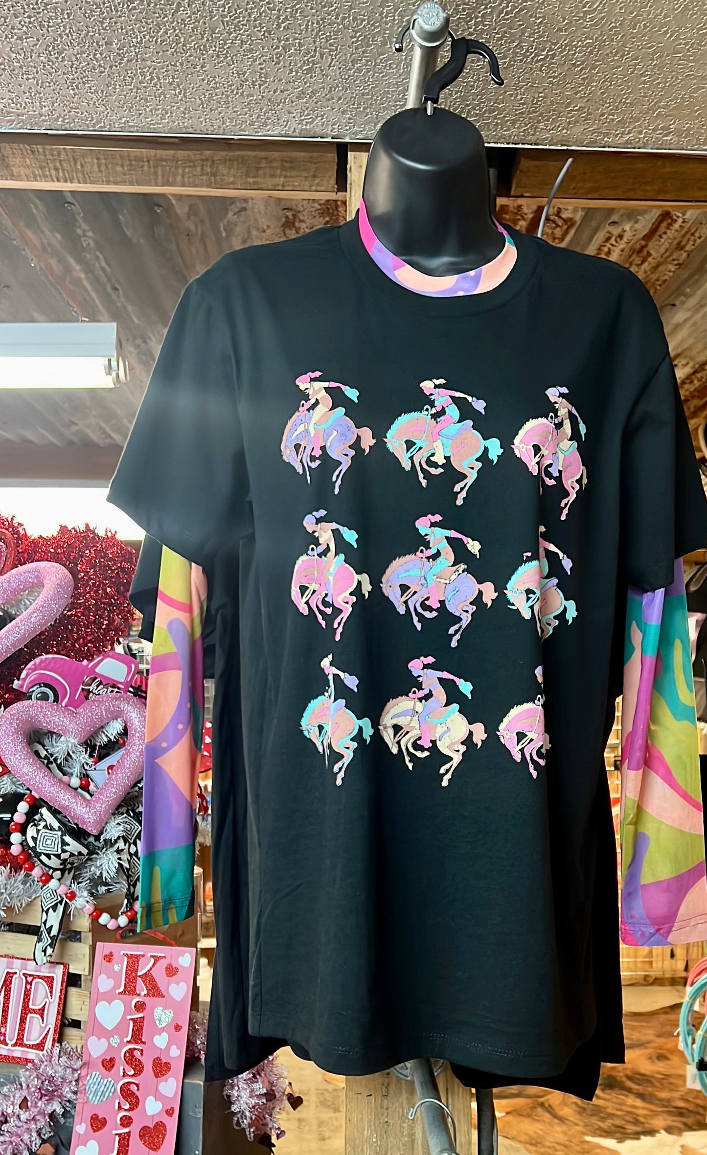 Neon Bronc tee