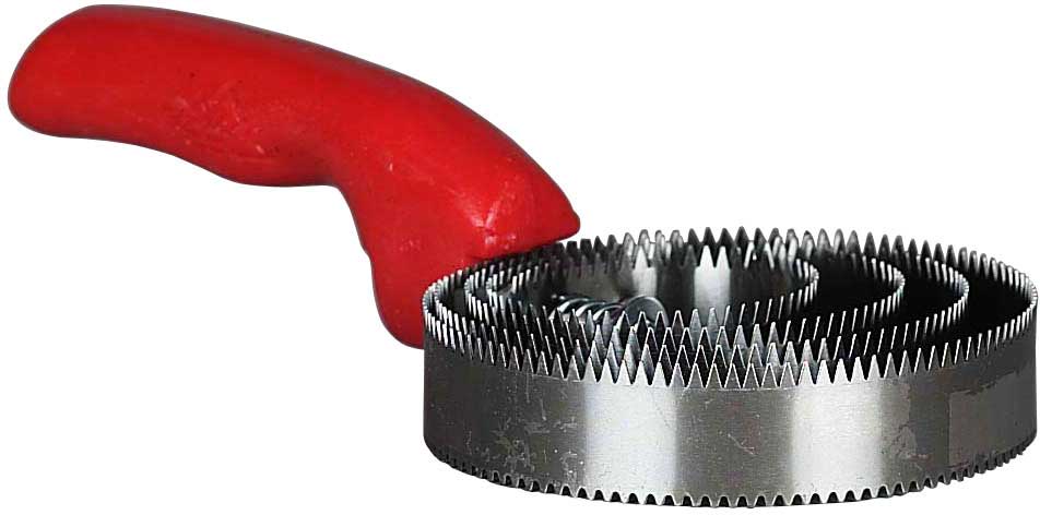 Large spiral curry comb