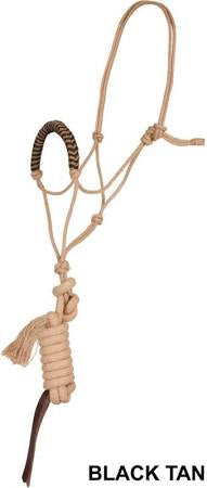 Jute rope halter w/9’ lead