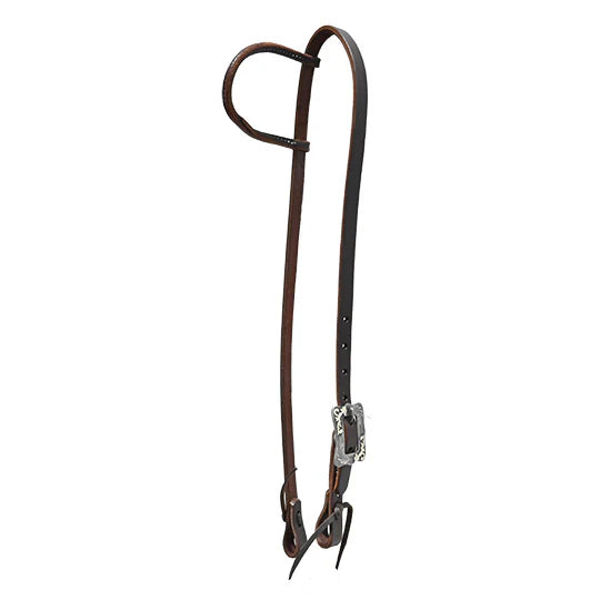 Slide ear Headstall w/ stainless steel buckle