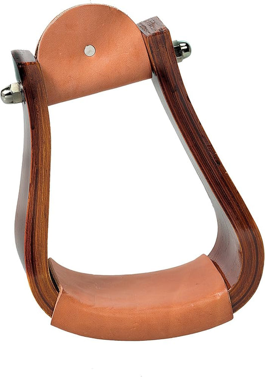 Sloped wood stirrup