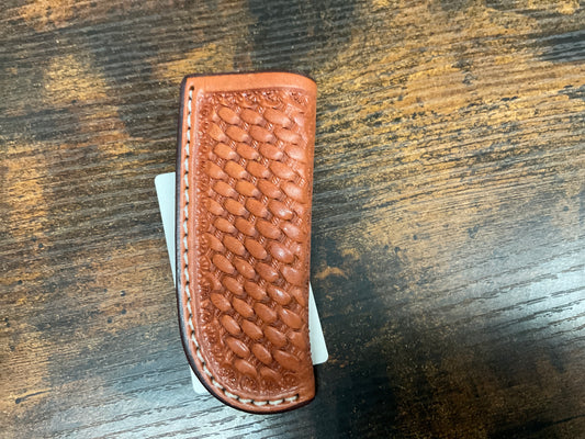 Knife scabbard basket stamp