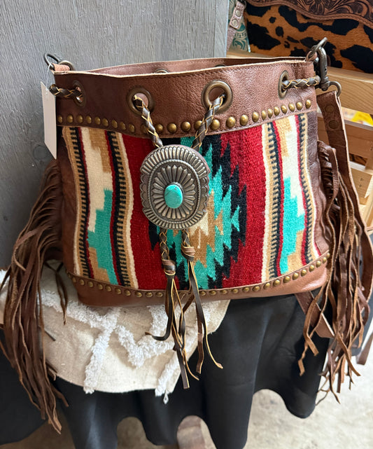 Western Bucket Purse