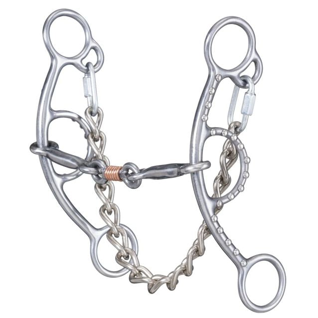 SWEET IRON 3-PIECE SHORT SHANK GAG SNAFFLE