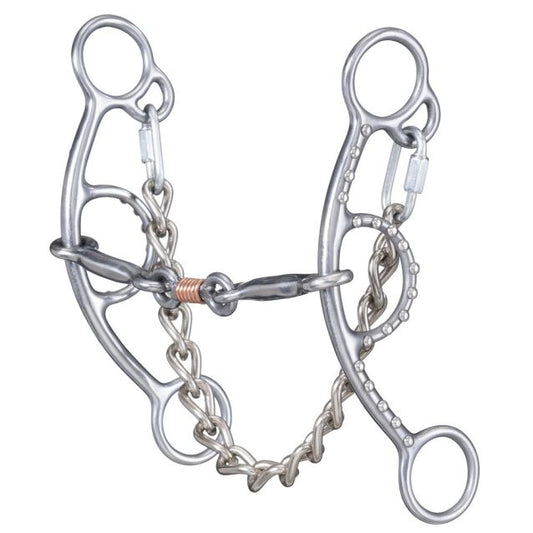 SWEET IRON 3-PIECE SHORT SHANK GAG SNAFFLE