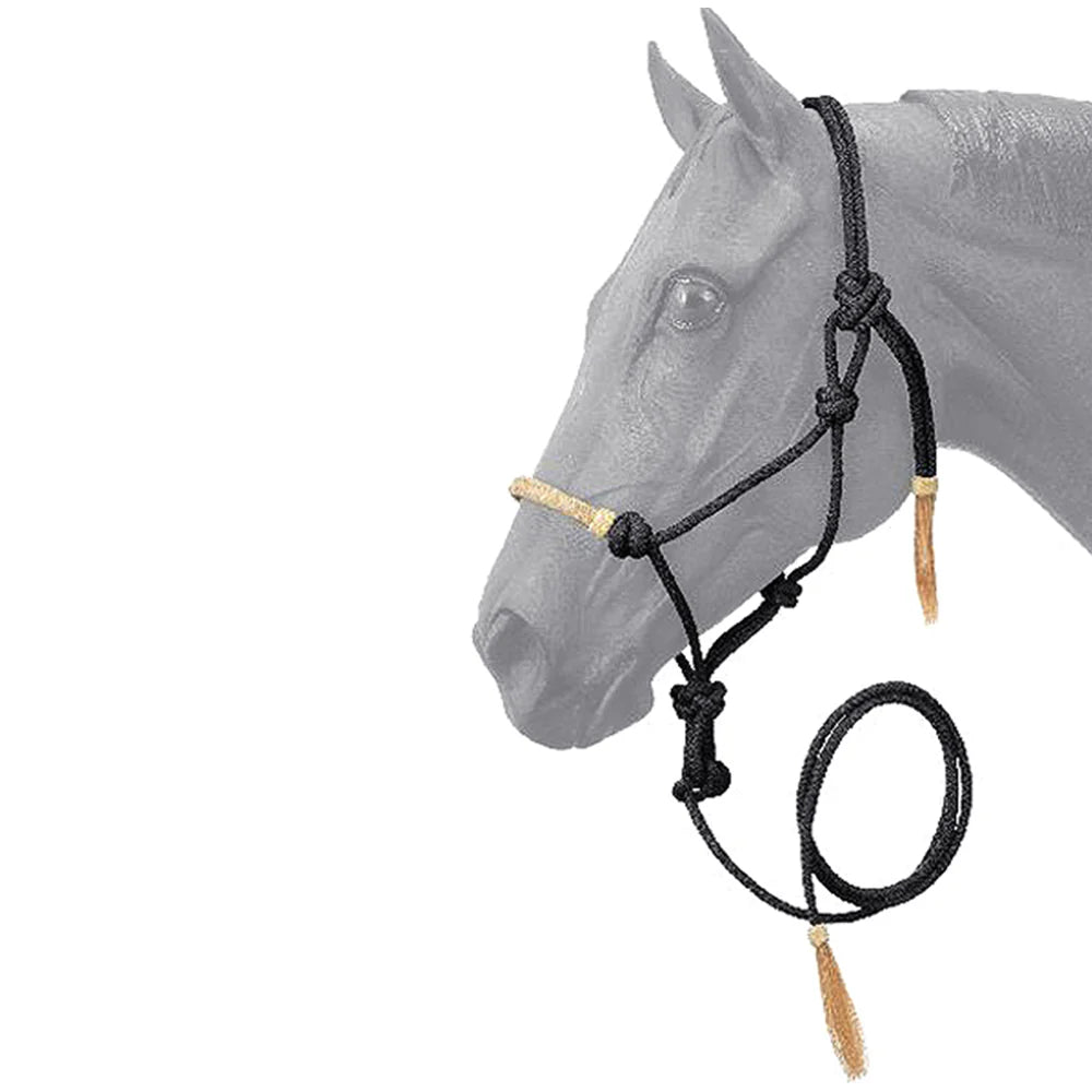 Tough1 Rawhide Noseband Rope Halter
