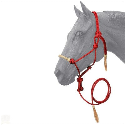 Tough1 Rawhide Noseband Rope Halter