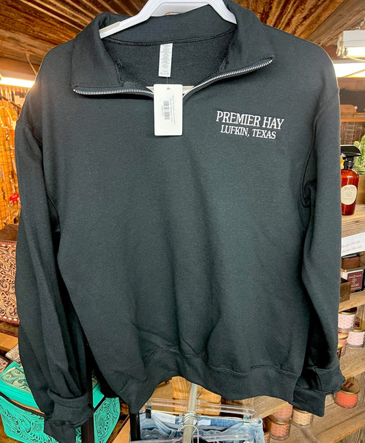 Black PH quarter zip sweatshirt